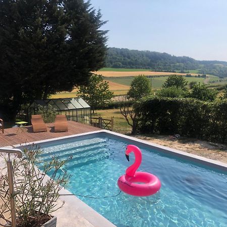 Gite Piscine Jacuzzi Privatises Clos Valentin Freulleville Exterior photo